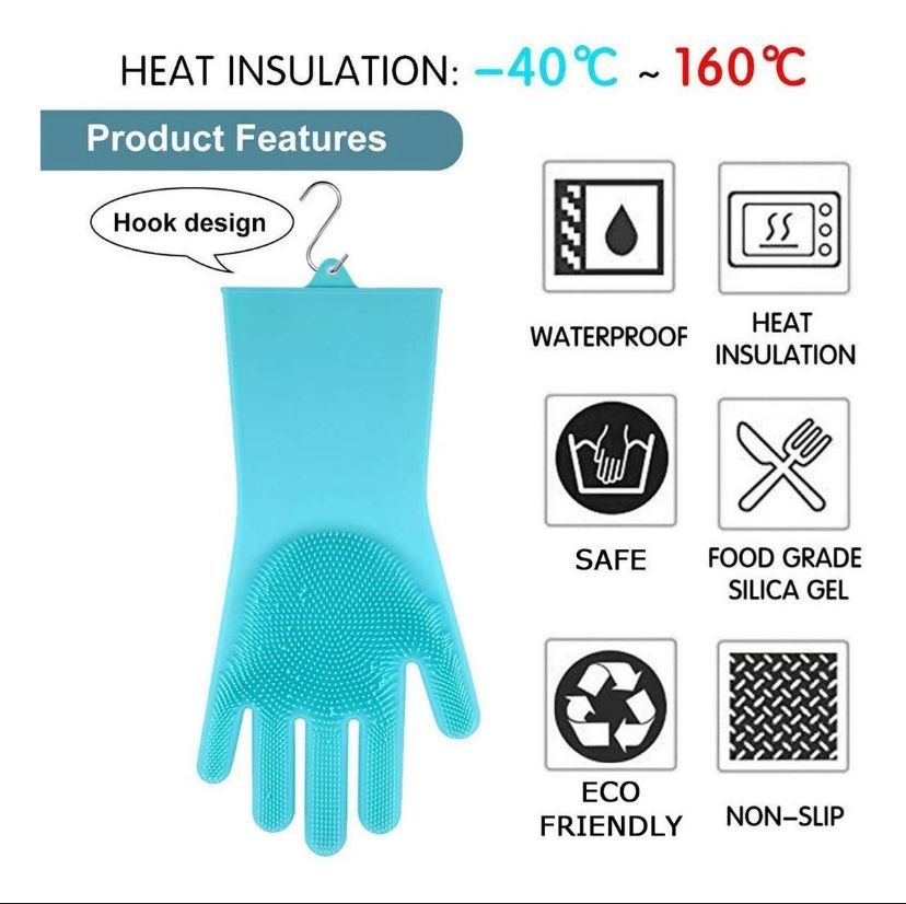 Guante Silicona Para Cocina Multiusos